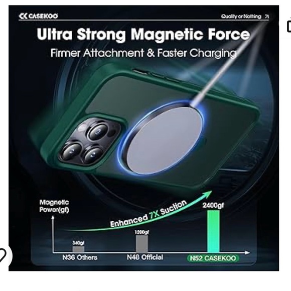 For iPhone 13 Pro Case with Stand 2-in-1 Magnetic & Built-in Invisible Kickstand - Picture 3 of 9